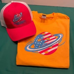 New Unisex Pickleball small t-shirt and  pickleball hat